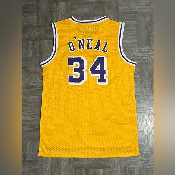 Shaquille O'Neal, Lakers, #34, Mitchell and Ness, Stitched, Jersey, Size (L) - Picture 2 of 4